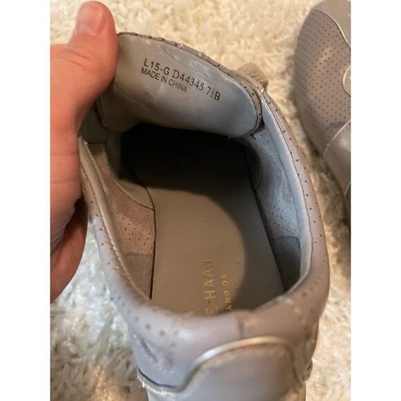 Cole Haan grand os Womens flat sneakers 7.5 gray - Picture 6 of 10